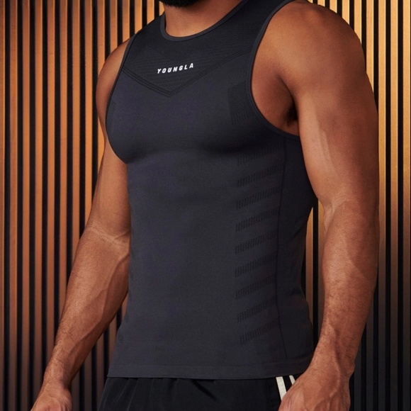 YoungLA Classic Black Tank Top - Picture 2 of 2